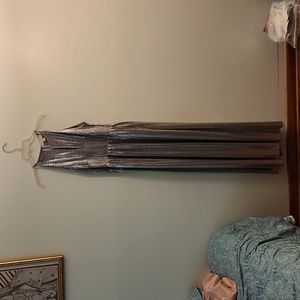 Silver long dress